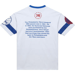 Philadelphia 76ers Unisex Hardwood Classics Vintage Team Origins Premium T-Shirt On Sale