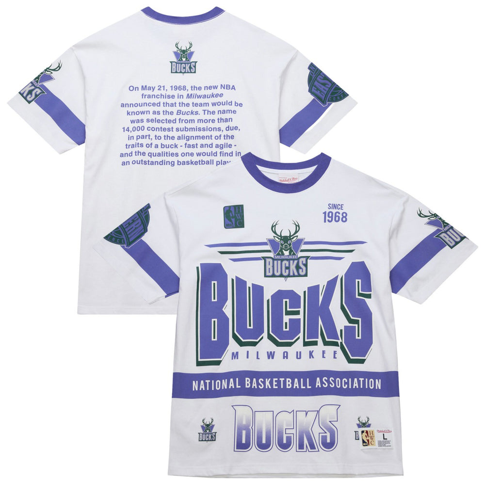 Milwaukee Bucks Unisex Hardwood Classics Vintage Team Origins Premium T-Shirt Online