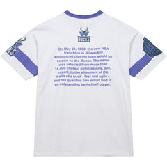 Milwaukee Bucks Unisex Hardwood Classics Vintage Team Origins Premium T-Shirt Online