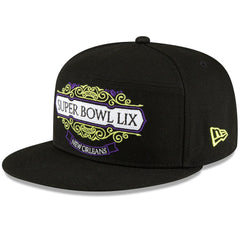 Philadelphia Eagles New Era Super Bowl LIX Tarmac Split Panel 9FIFTY Snapback Hat