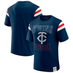 Minnesota Twins Darius Rucker Collection by Fanatics Distressed Sleeve Stripe T-Shirt | MLB Shop