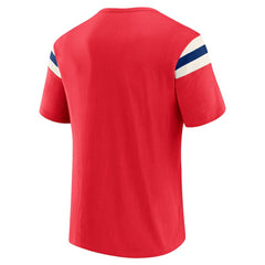 Philadelphia Phillies Darius Rucker Collection by Fanatics Distressed Sleeve Stripe T-Shirt | MLB Outlet