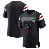Arizona Diamondbacks Darius Rucker Collection by Fanatics Distressed Sleeve Stripe T-Shirt | MLB Near me
