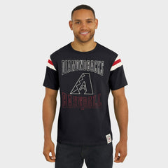 Arizona Diamondbacks Darius Rucker Collection by Fanatics Distressed Sleeve Stripe T-Shirt | MLB Near me