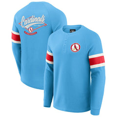 St. Louis Cardinals Darius Rucker Collection by Fanatics Waffle-Knit Raglan Long Sleeve Henley T-Shirt | MLB Near me