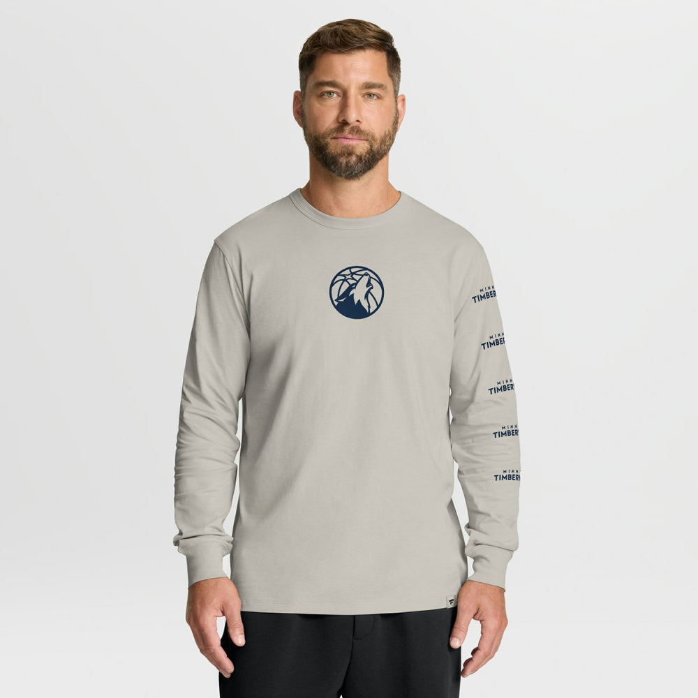 Minnesota Timberwolves Crossover Collection Ball Screen Action Premium Long Sleeve T-Shirt On Sale