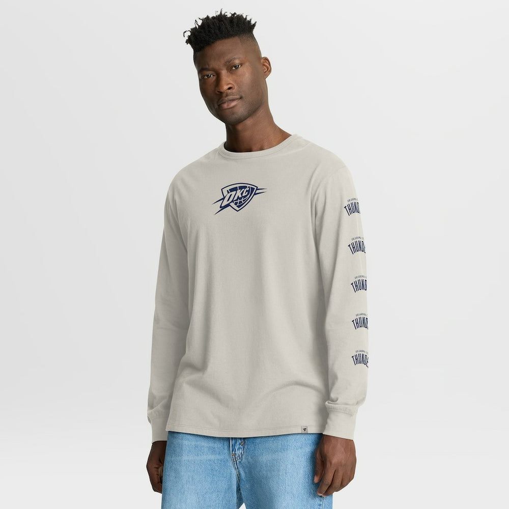 Oklahoma City Thunder Crossover Collection Ball Screen Action Premium Long Sleeve T-Shirt New