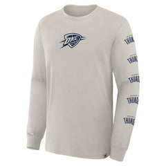 Oklahoma City Thunder Crossover Collection Ball Screen Action Premium Long Sleeve T-Shirt New