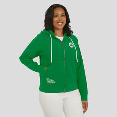 Boston Celtics WEAR by Erin Andrews Women's Vintage Full-Zip Raglan Hoodie Online