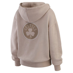 Boston Celtics WEAR by Erin Andrews Women's Washed Pullover Crewdie New
