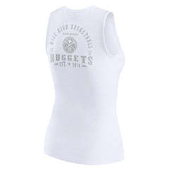 Denver Nuggets WEAR by Erin Andrews Women's Rib-Knit Henley Tank Top sale On Sale