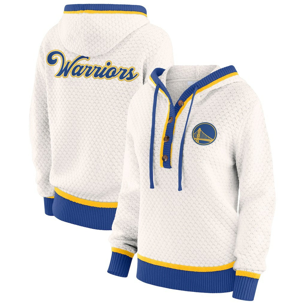 Golden State Warriors WEAR by Erin Andrews Women's Plus Size Hoodie Sweater sale On Sale