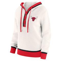 Chicago Bulls WEAR by Erin Andrews Women's Plus Size Hoodie Sweater For Sale