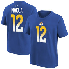 Los Angeles Rams Nike Puka Nacua Youth Player Name & Number T-Shirt