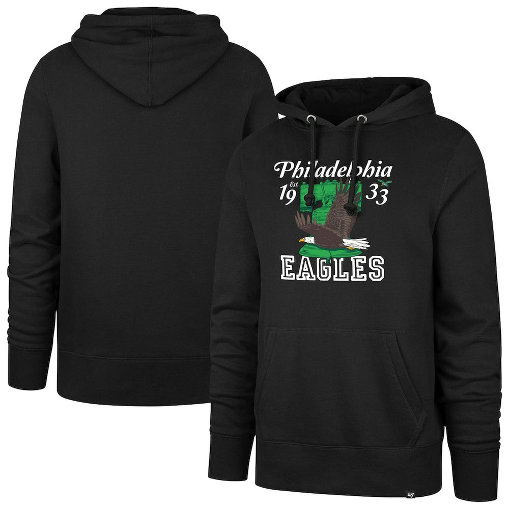 Philadelphia Eagles 47 brand '47 Regional Headline Pullover Hoodie