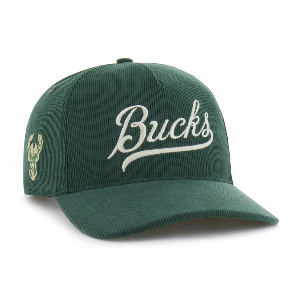 Milwaukee Bucks '47 Golden Age Relaxed Corduroy Hitch Adjustable Hat New