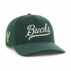 Milwaukee Bucks '47 Golden Age Relaxed Corduroy Hitch Adjustable Hat New