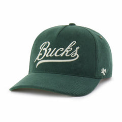 Milwaukee Bucks '47 Golden Age Relaxed Corduroy Hitch Adjustable Hat New