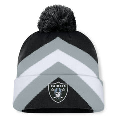 Las Vegas Raiders Fanatics Women's Cornerback Cuffed Knit Hat with Pom
