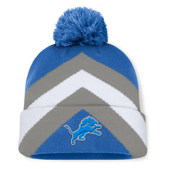 Detroit Lions Fanatics Women's Cornerback Cuffed Knit Hat with Pom