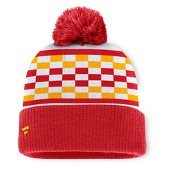 Kansas City Chiefs Fanatics Women's End Zone Cuffed Knit Hat with Pom