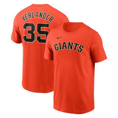Justin Verlander San Francisco Giants Nike Fuse Name & Number T-Shirt | MLB On Sale