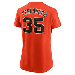 Justin Verlander San Francisco Giants Nike Women's Cooperstown Collection Fuse Name & Number T-Shirt | MLB Outlet