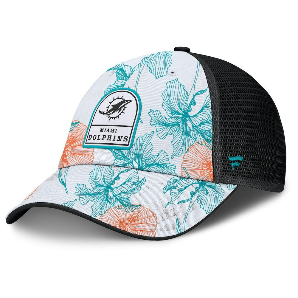 Miami Dolphins Fanatics Tropical Adjustable Trucker Hat