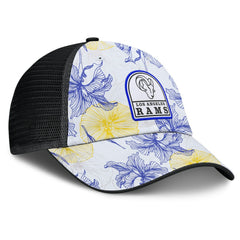 Los Angeles Rams Fanatics Tropical Adjustable Trucker Hat