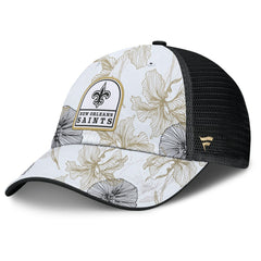 New Orleans Saints Fanatics Tropical Adjustable Trucker Hat