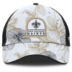 New Orleans Saints Fanatics Tropical Adjustable Trucker Hat