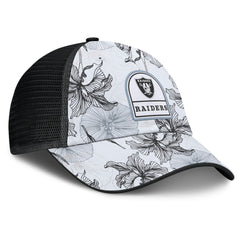 Las Vegas Raiders Fanatics Tropical Adjustable Trucker Hat