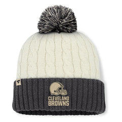 Cleveland Browns Fanatics Women's Coaxial Cuffed Knit Hat with Pom