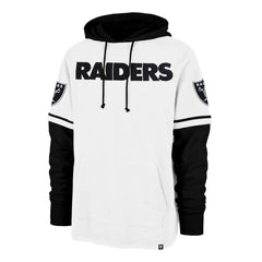 Las Vegas Raiders 47 brand '47 Trifecta Shortstop Pullover Hoodie