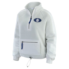 Toronto Maple Leafs WEAR by Erin Andrews Women's Polar Fleece Quarter-Zip Jacket Online