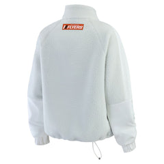 Philadelphia Flyers WEAR by Erin Andrews Women's Polar Fleece Quarter-Zip Jacket Sale