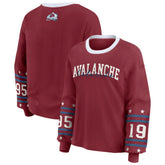 Colorado Avalanche WEAR by Erin Andrews Women's Long-Sleeve Sport T-Shirt Online