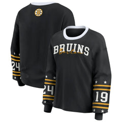 Boston Bruins WEAR by Erin Andrews Women's Long-Sleeve Sport T-Shirt Outlet