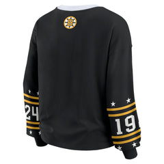 Boston Bruins WEAR by Erin Andrews Women's Long-Sleeve Sport T-Shirt Outlet