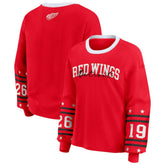 Detroit Red Wings WEAR by Erin Andrews Women's Long-Sleeve Sport T-Shirt For Sale