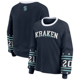 Seattle Kraken WEAR by Erin Andrews Women's Long-Sleeve Sport T-Shirt On Sale