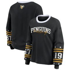 Pittsburgh Penguins WEAR by Erin Andrews Women's Long-Sleeve Sport T-Shirt Online