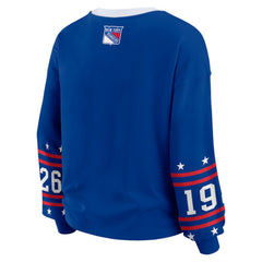 New York Rangers WEAR by Erin Andrews Women's Long-Sleeve Sport T-Shirt Sale