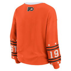 Philadelphia Flyers WEAR by Erin Andrews Women's Long-Sleeve Sport T-Shirt On Sale