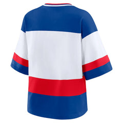 New York Rangers WEAR by Erin Andrews Women's Jersey Style Tee Discount