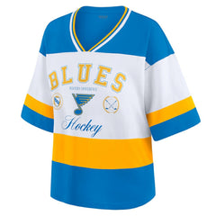 St. Louis Blues WEAR by Erin Andrews Women's Jersey Style Tee Discount