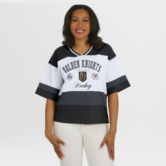 Vegas Golden Knights WEAR by Erin Andrews Women's Jersey Style Tee For Sale