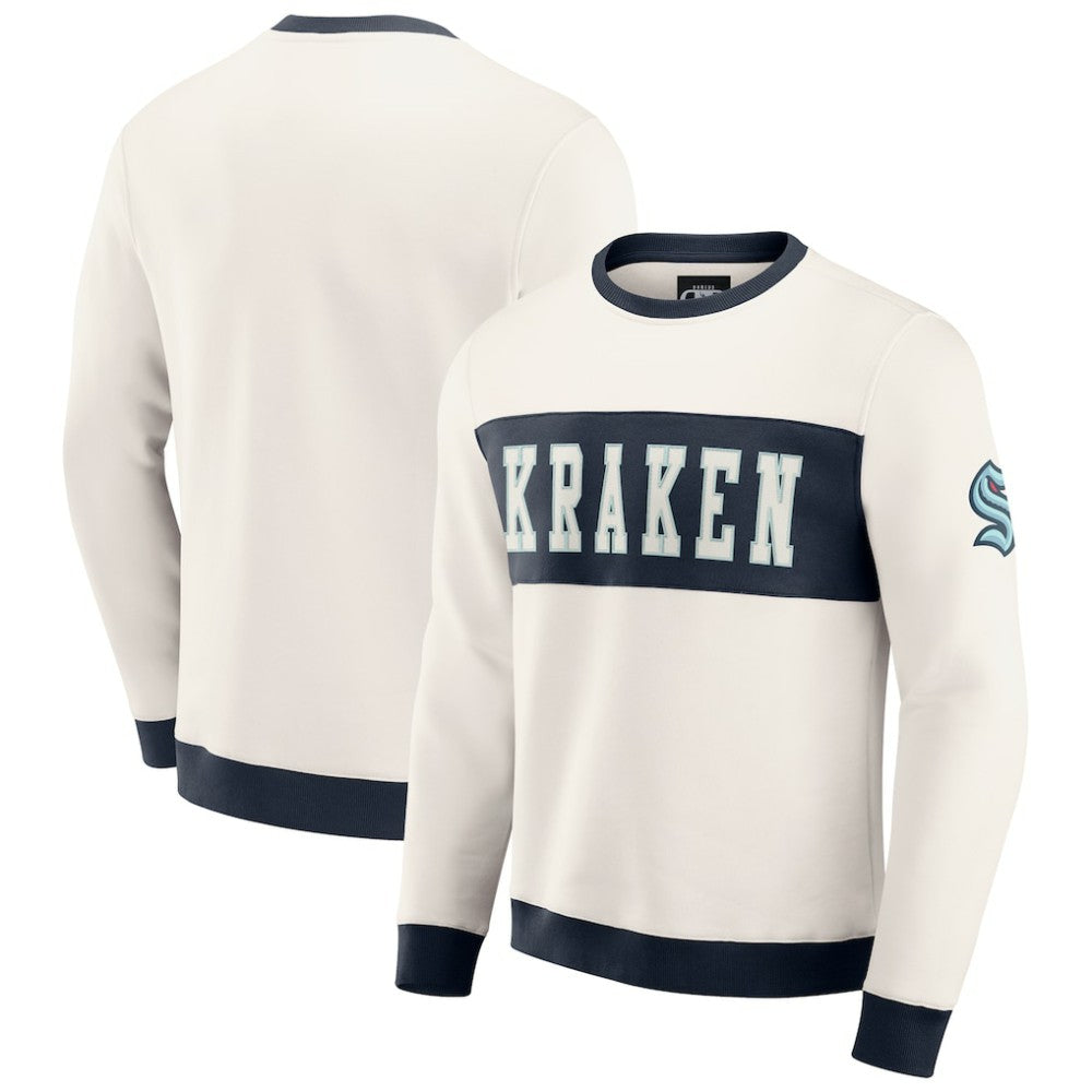 Seattle Kraken Darius Rucker Collection by Fanatics Colorblock Pullover Sweatshirt Sale