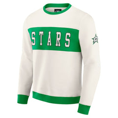 Dallas Stars Darius Rucker Collection by Fanatics Colorblock Pullover Sweatshirt On Sale