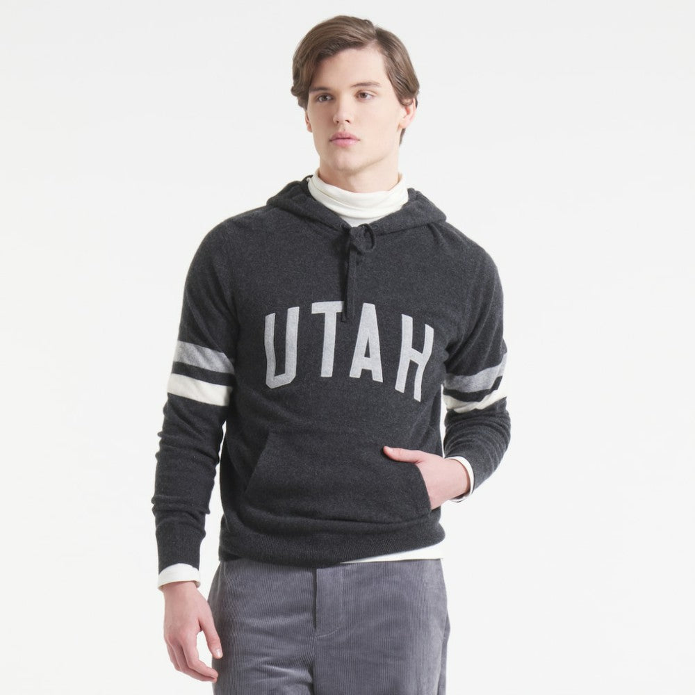 Utah Mammoth Todd Snyder by Fanatics Cashmere Hooded Sweater On Sale